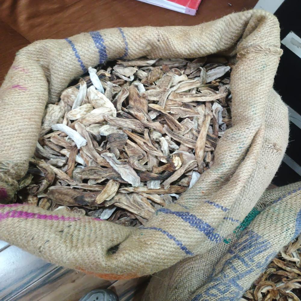 Export-Quality Sun-Dried Unripe Mango Strips (Standard Grade Amchur Khatai) - Bulk Jute Pack