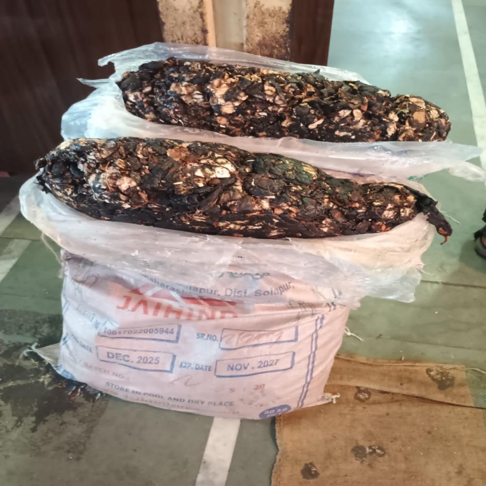 Premium Export-Quality Aged Black Seedless Tamarind (Block Imli) - 100kg Bulk Pack