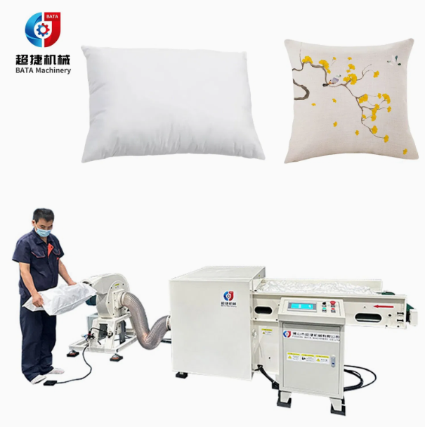 Polyester Fiber Pillow Making Machine Cushion Production Line Cotton Fibre Opener Opening Carding Machine