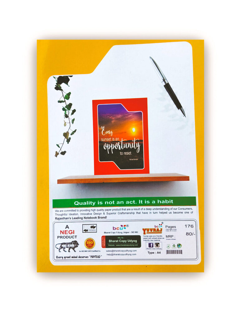 Yuvraj A4 Notebook