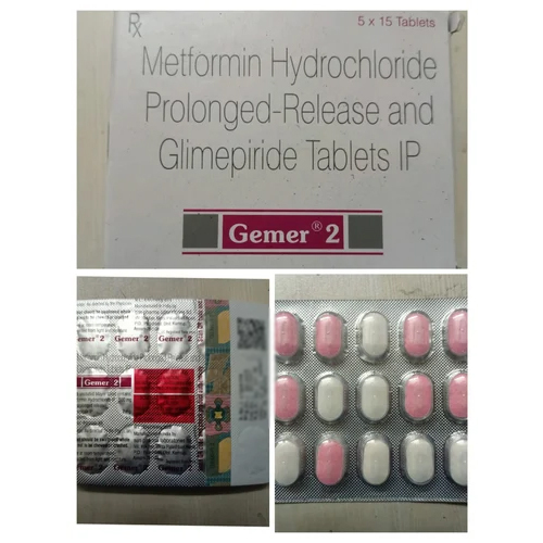 Metformin Hydrochloride Prolonged-Release And Glimepiride Tablets IP
