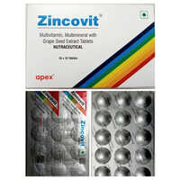 55 Mg Multivitamin Multimineral With Grape Seed Extract Tablets - Brand Name: Zincovit