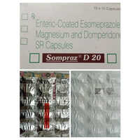 20 Mg Enteric-coated Esomeprazole Magnesium And Domperidone Sr Capsules - Brand Name: Sompraz