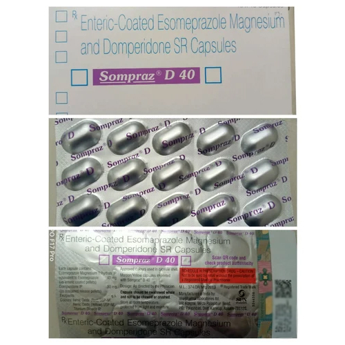 40 MG Enteric-Coated Esomeprazole Magnesium And Domperidone SR Capsules