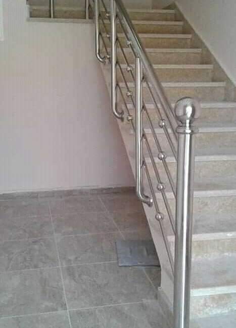 Simple Stainless Steel Staircase Railing