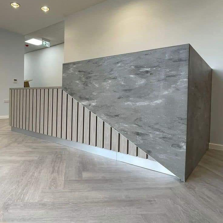 Modern Office Reception Table