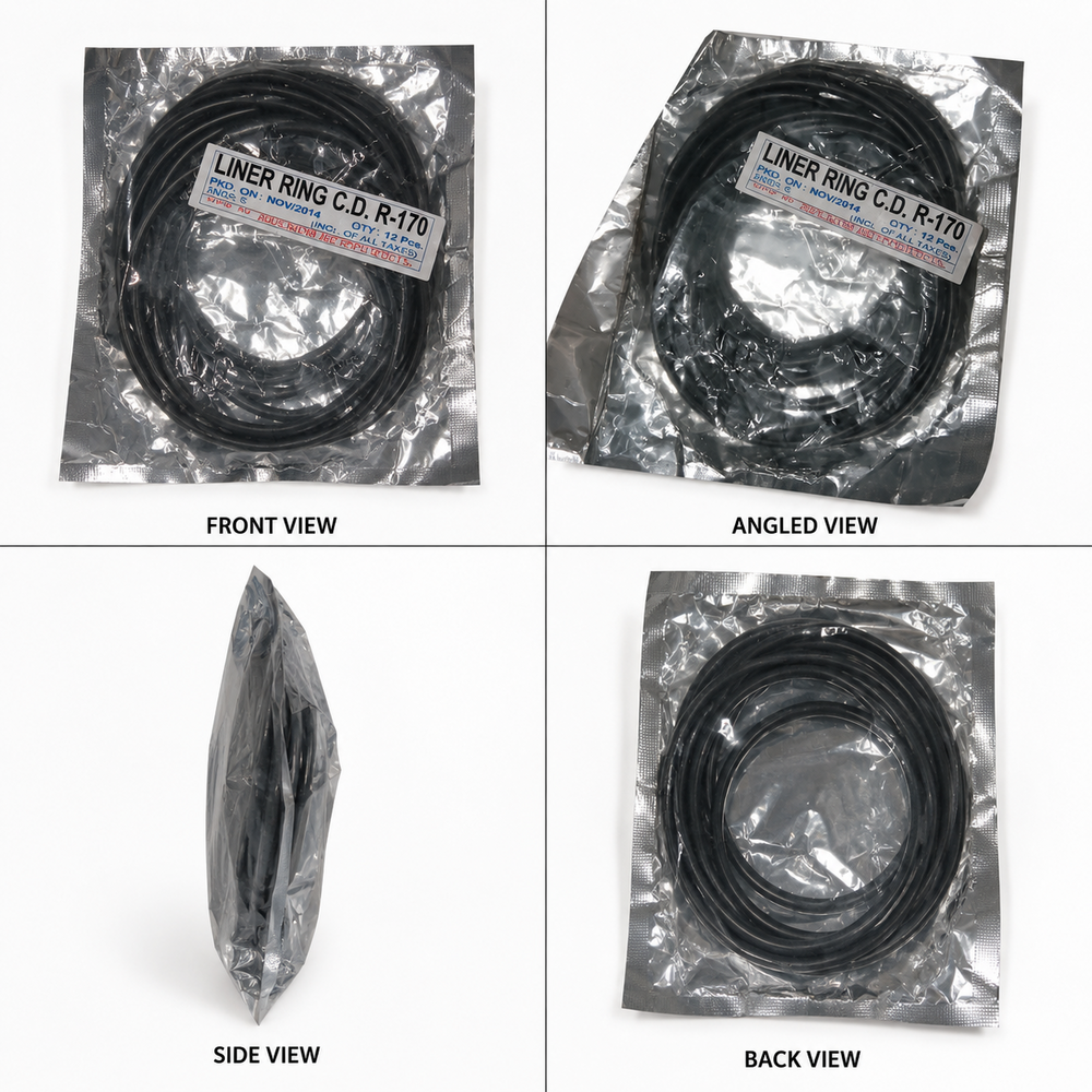 Rubber Liner O Ring - Color: Black