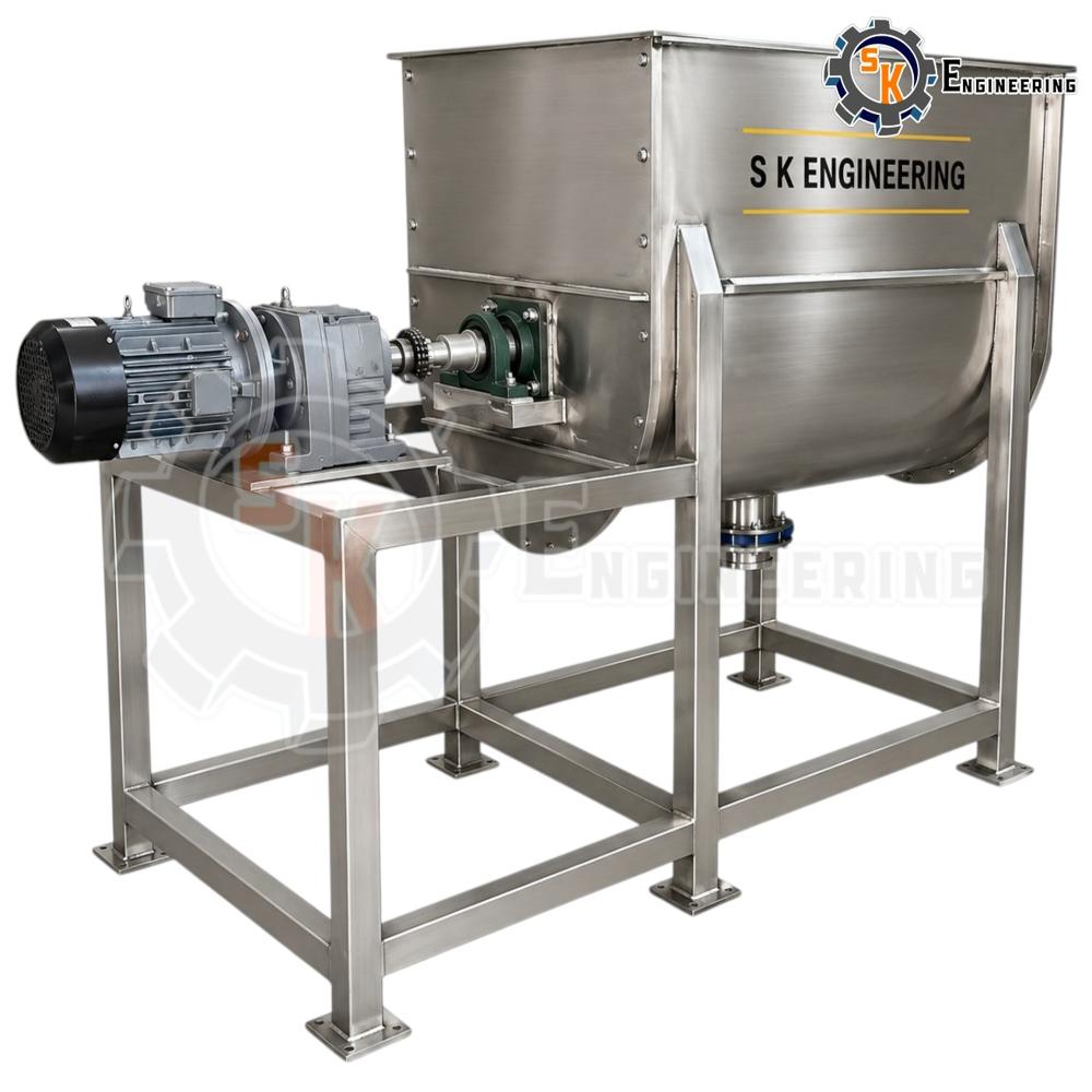 Ribbon Blender Mixer Machine