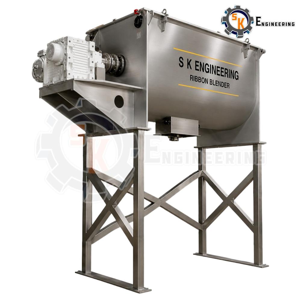 Ribbon Blender Mixer Machine