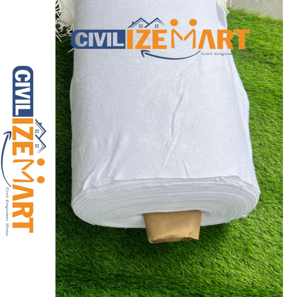 150 GSM White Nonwoven Geotextile Fabric