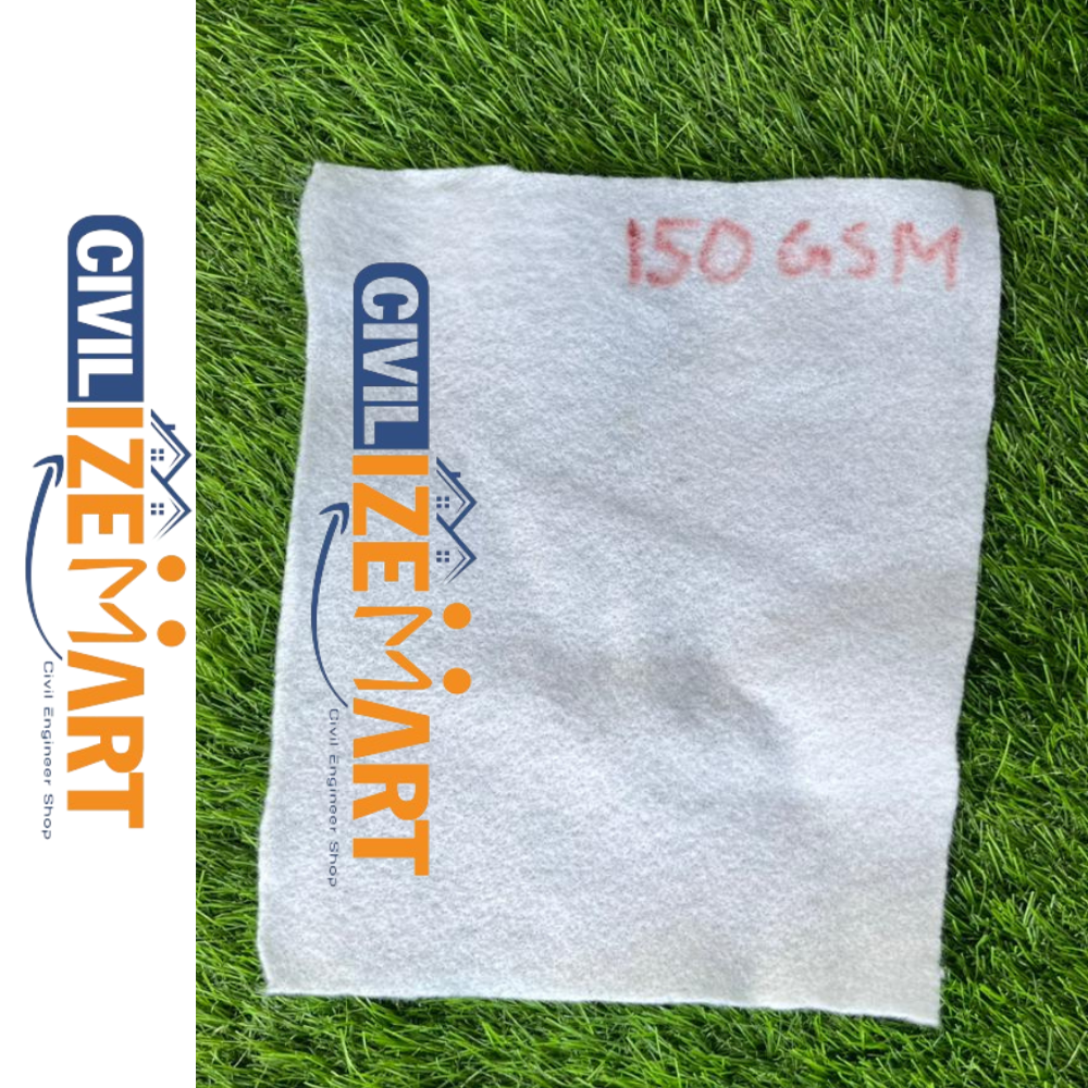 150 GSM White Nonwoven Geotextile Fabric