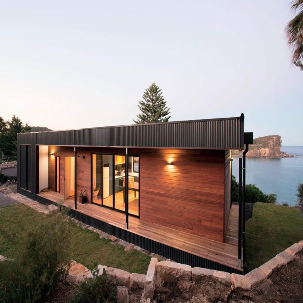 Prefabricated Container Home - Color: Brown