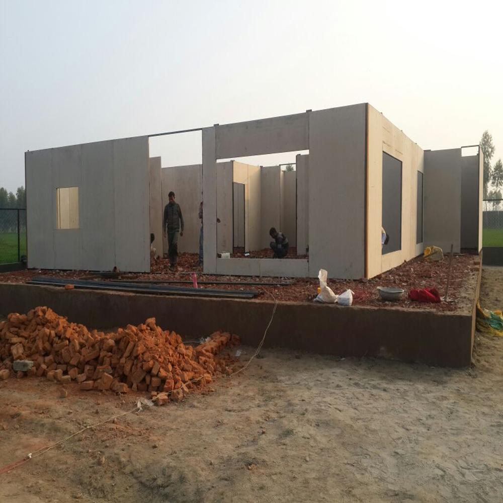 Prefabricated Container Home - Color: Brown