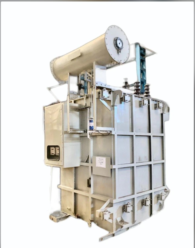 Power Transformer - Copper Core Coil, 11000/433v Rated Voltage, 415-440v Output | 98% Efficiency, 50 Hz Frequency, Oil & Air Cooled, Three Phase