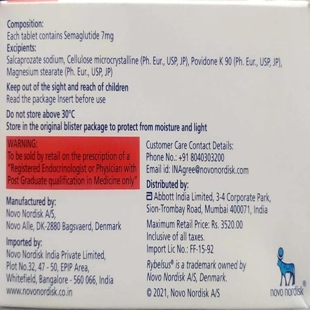 7mg Semaglutide Tablets