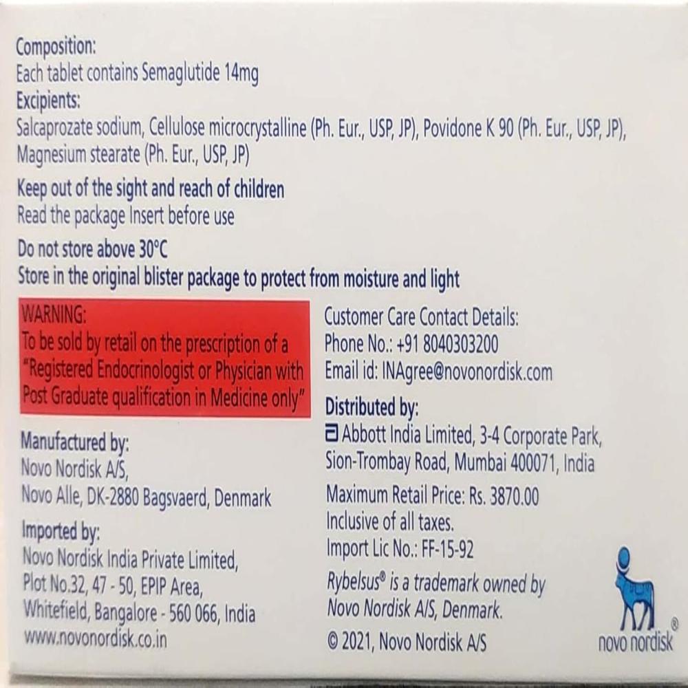 14mg Semaglutide Tablets
