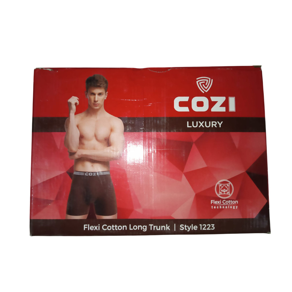 Mens Cozi Luxury 1223 Flexi Cotton Long Trunk