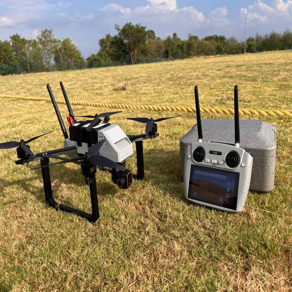 Day & Night Surveillance Drone | 35 Min Flight Time | 10 KM Range | Real-Time Aerial Monitoring