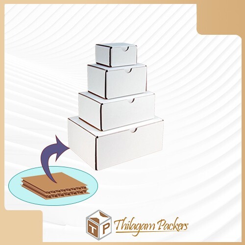 White Corrugated Box