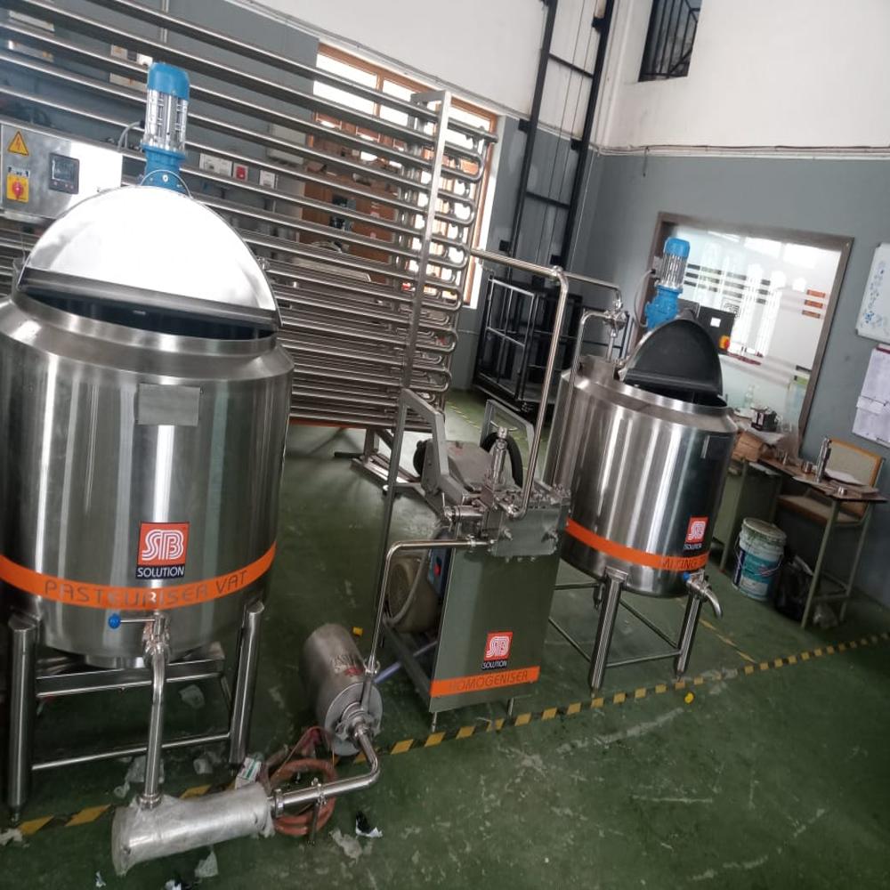 Milk Production Unit - Capacity: 100 - 1000 Ltr