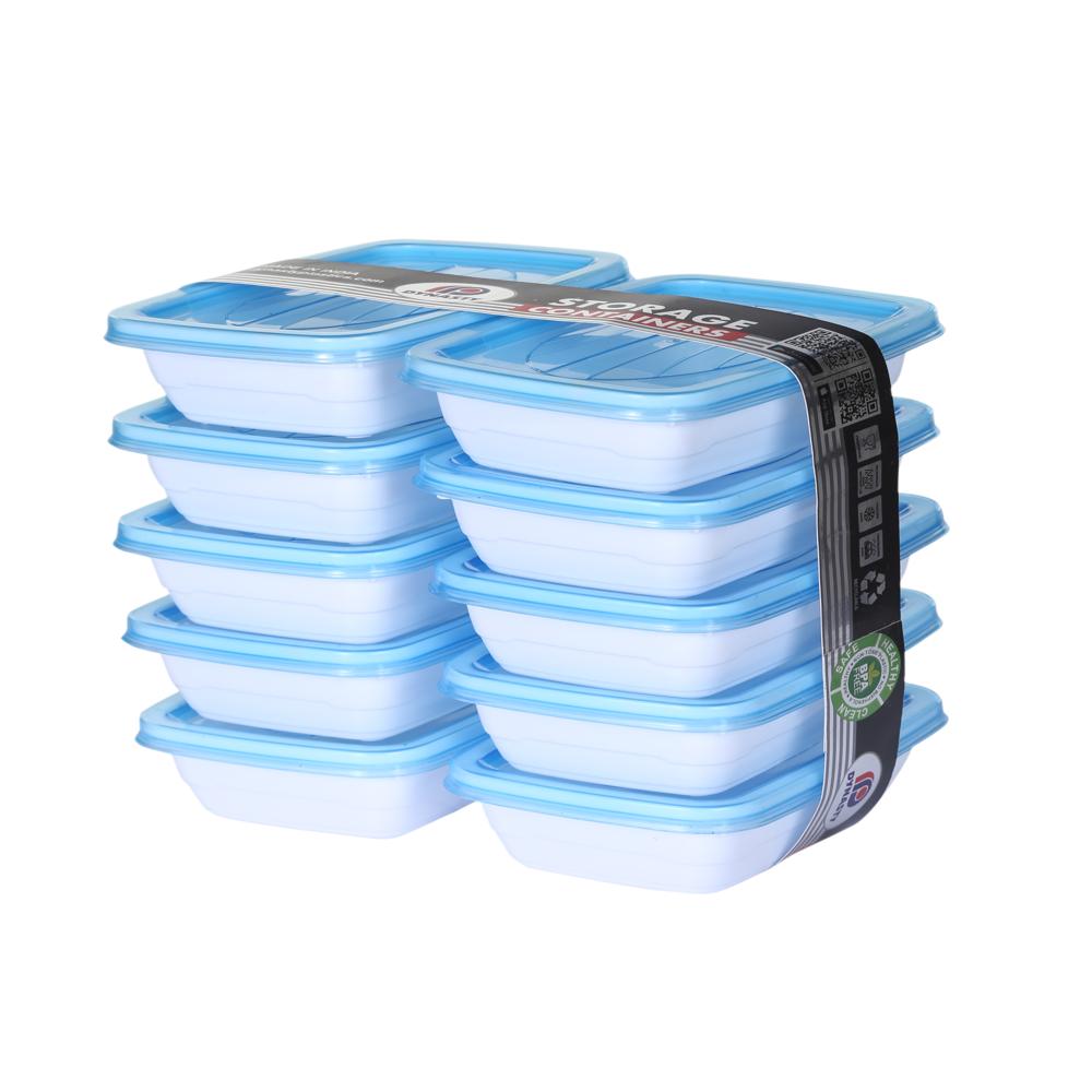 Solitaire Plastic Container 8 Psc Set