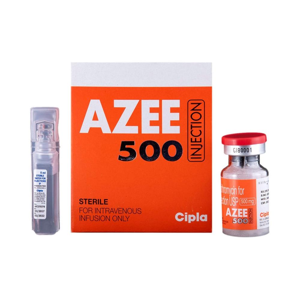 Azee 500 Mg Injection - Ingredients: Azithromycin Dihydrate