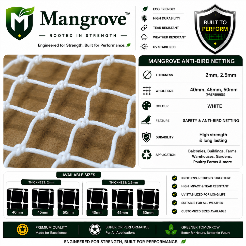 sports nets hdpe nylon 