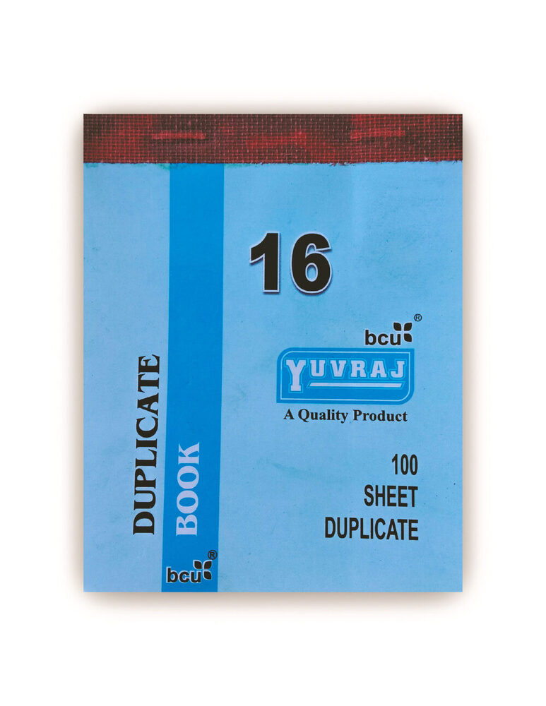 Yuvraj Duplicate Book No. 16, 12, 8, and 6