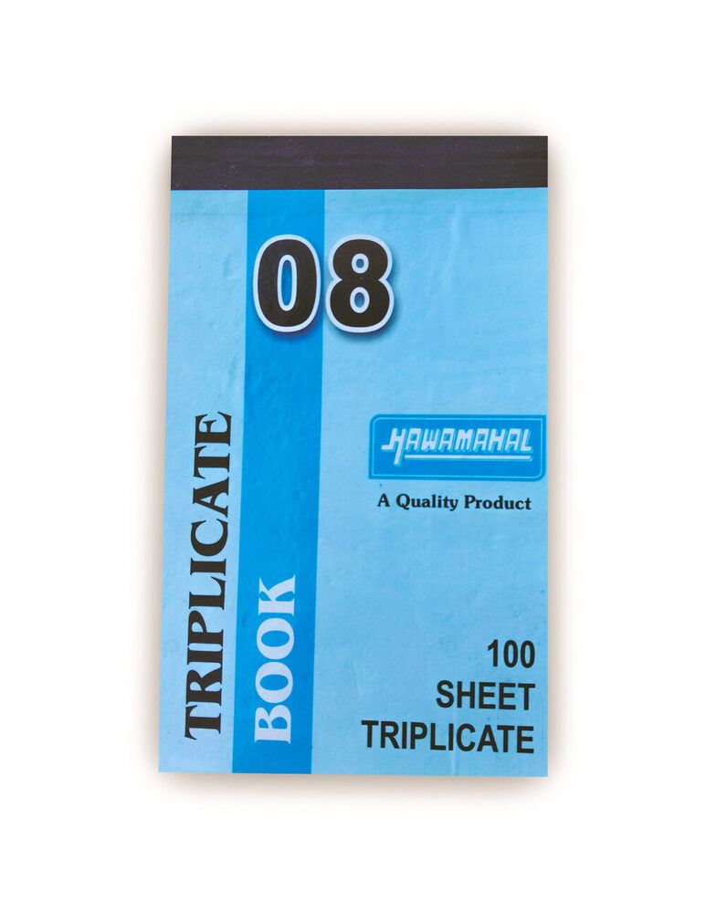 Hawamahal Triplicate Book 6 No., 8 No., 12 No., 16 No