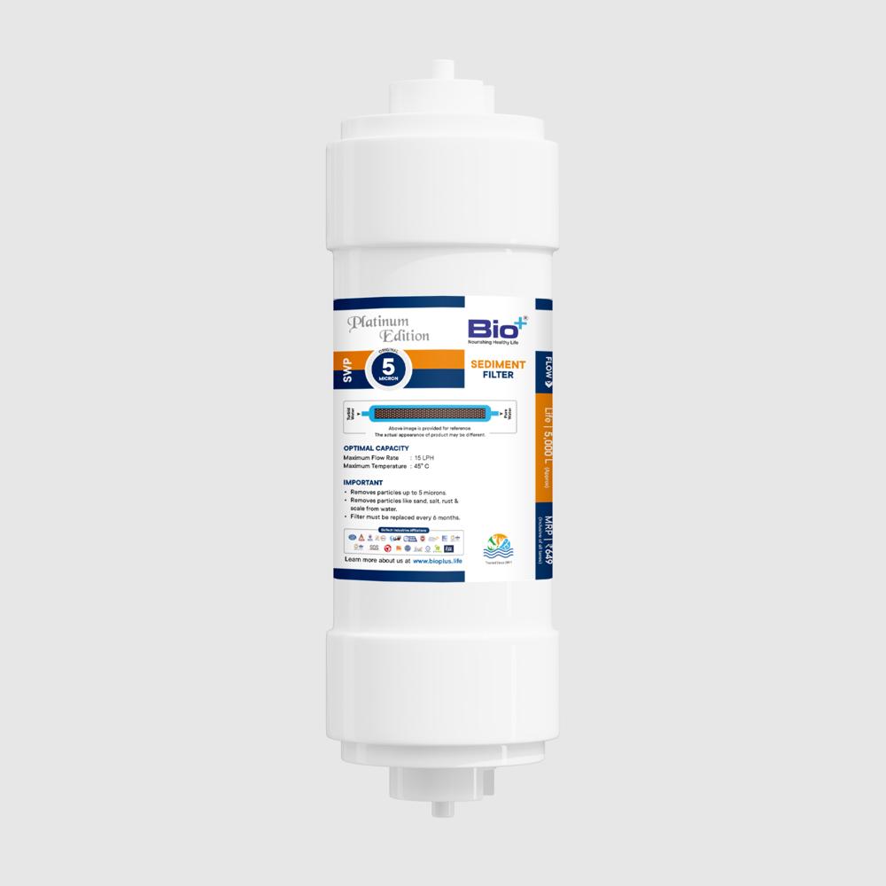 Bio+ Sediment 8*2.5 INCH Filter (White)