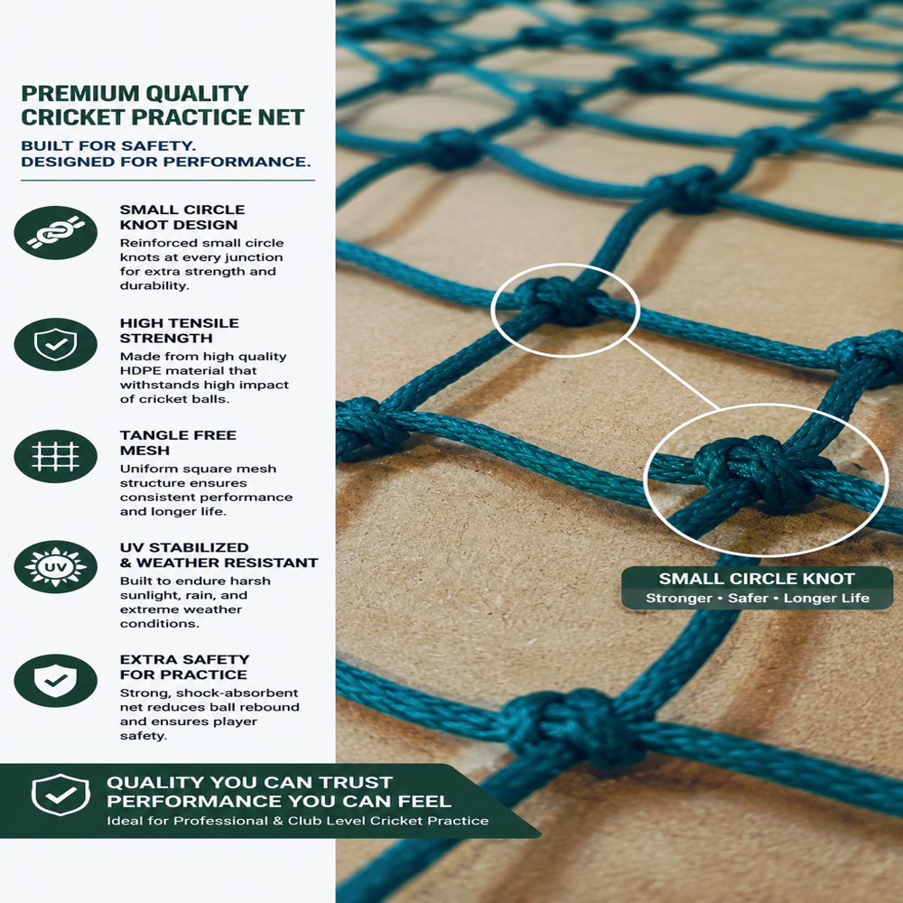 2.5mm Cricket Sports Net