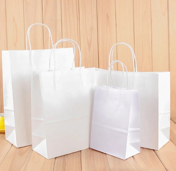 White Paper Shopping Bag