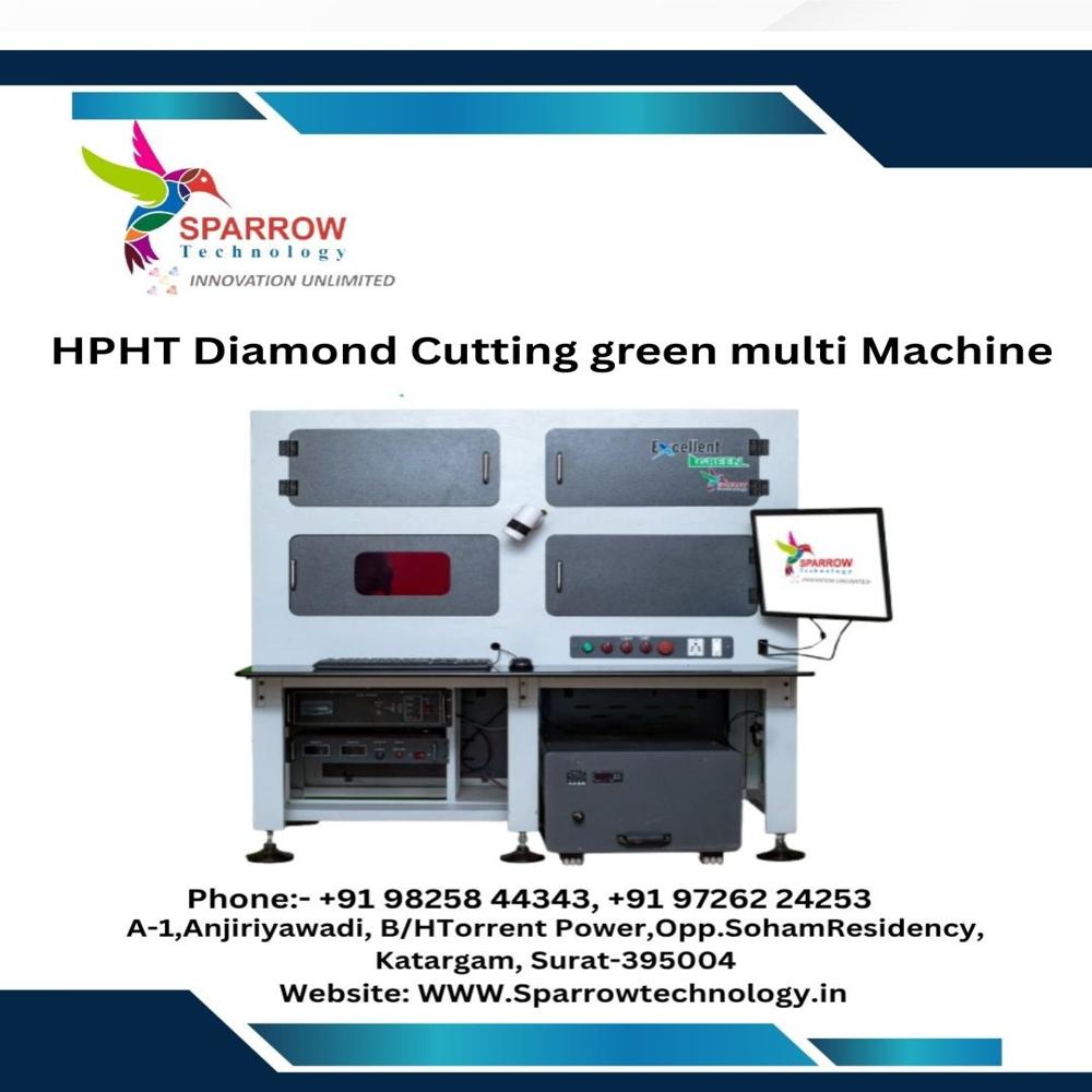 HPHT Diamond Cutting green multi Machine