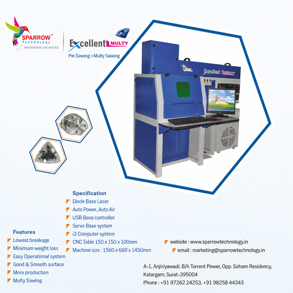 Laser Diamond Multi Sawing Machine