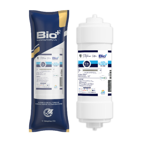 Bio+ Uf Filter 8*2.5 Inch White (pe) - Efficiency: 6000 Liter