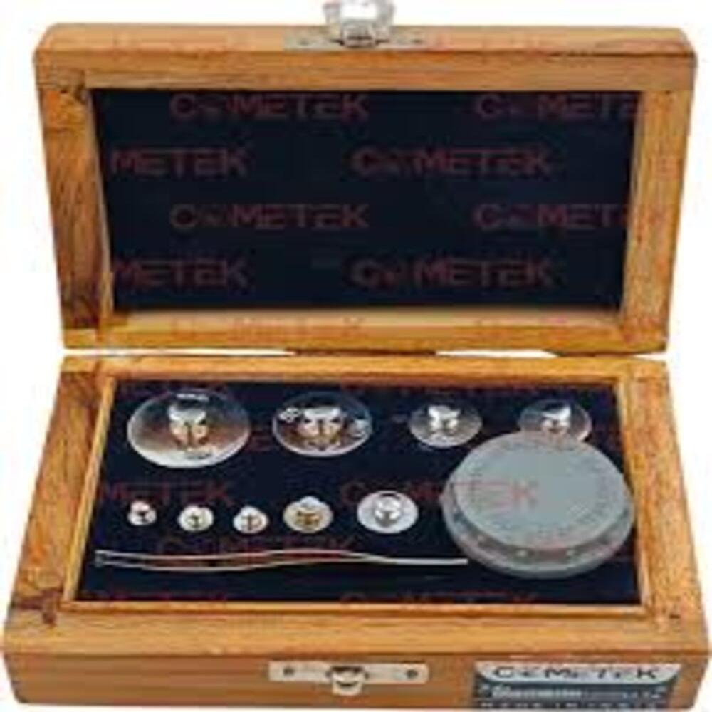 Laboratory Precision Weight Box - Color: Brown