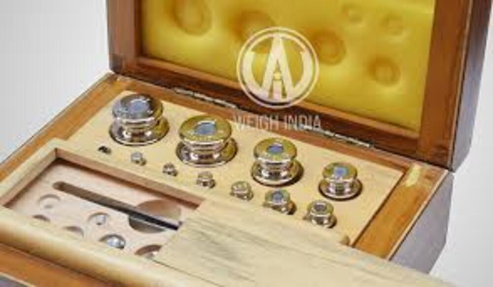 Laboratory Precision Weight Box - Color: Brown