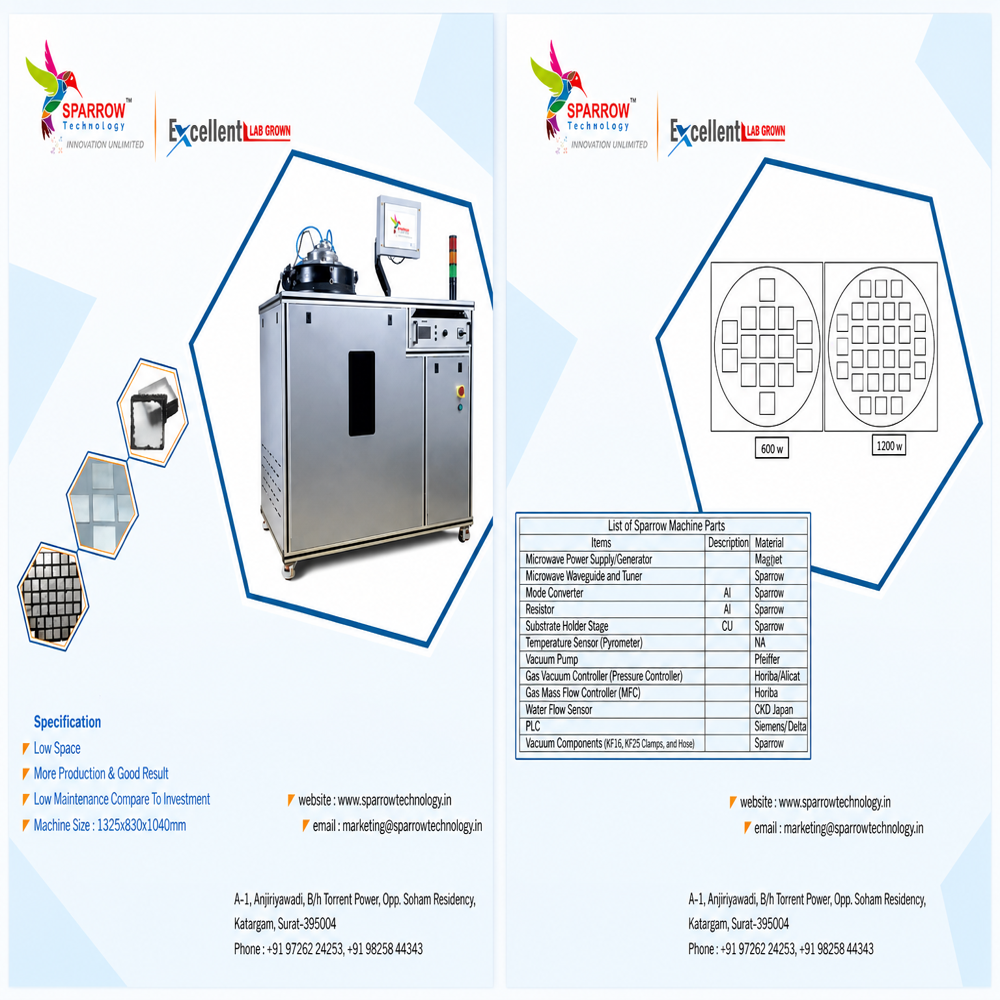 Cvd Diamond Growing Machine - Color: Silver
