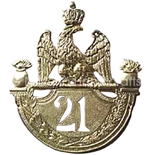 French Nepolionic Shako Brass Plate Code-G-189