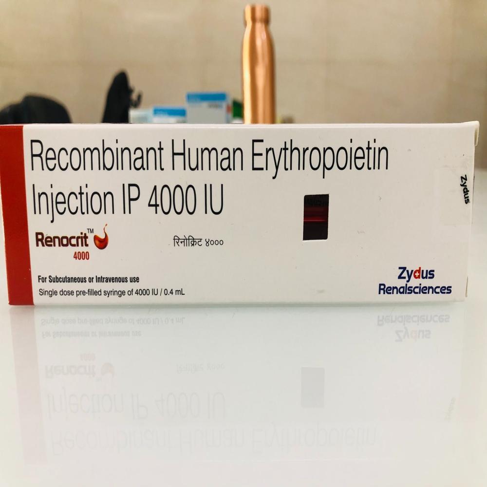 Renocrit Erythropoietin 4000 IU Injection, Epoetin Alfa Injection