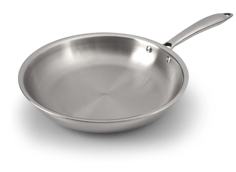 AGARO Regency Tri-Ply Steel Frying Pan Fry Pan 24 cm diameter 1.5 L capacity Aluminium, Non-stick, Induction Bottom  33965