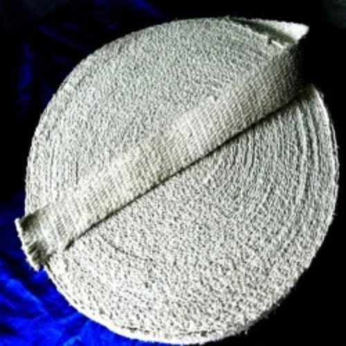 Asbestos Webbing Tape - Polyester, 10-50mm Thickness | Heat Resistant, Non-abrasive, Durable, Eco-friendly Insulating Solution For Boilers And Pipes