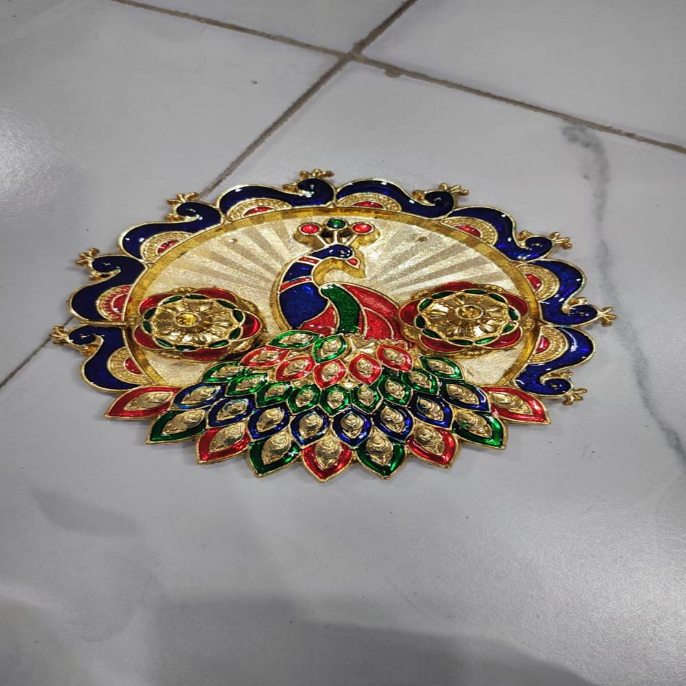Plastic  Kumkum Box - Color: Muli Colour