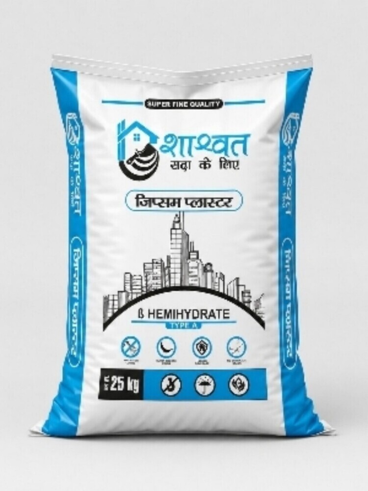 25 Kg Beta Hemihydrate Gypsum Plaster - Application: Partition