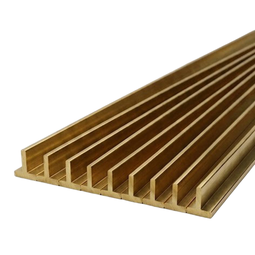 Brass T Type Section Rods - Diameter: Available From 10 Mm To 100 Mm (Width Of Section)