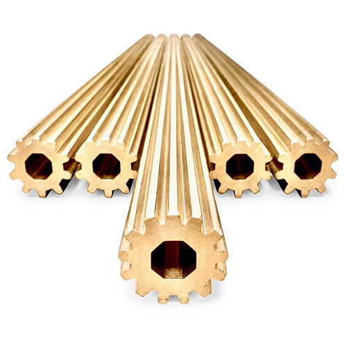 Brass Knurling Hollow Rods - Length: Customizable