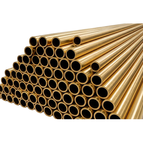 Brass Round Hollow Rods - Color: Silver / Metallic