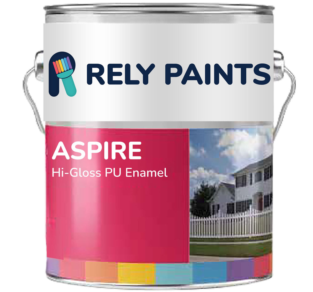 Aspire Hi-Gloss Pu Enamel - Coverage Area: 90-110 Sq.Ft/Ltr/Coat