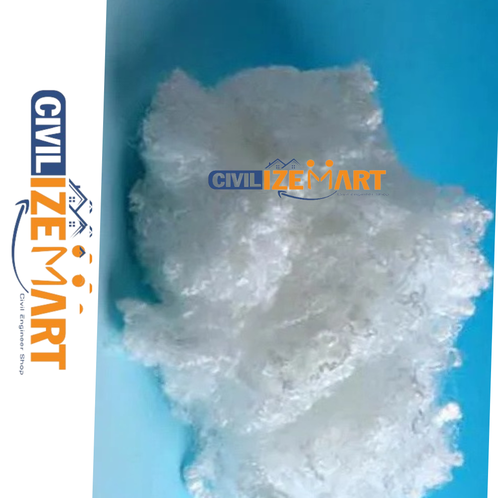 White polypropylene Fibers