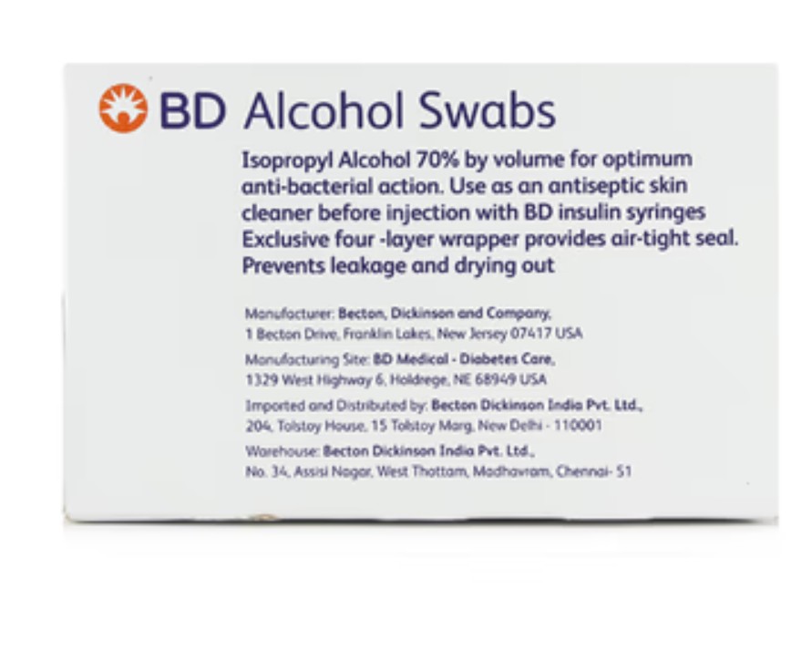 BD Alcohol Swabs